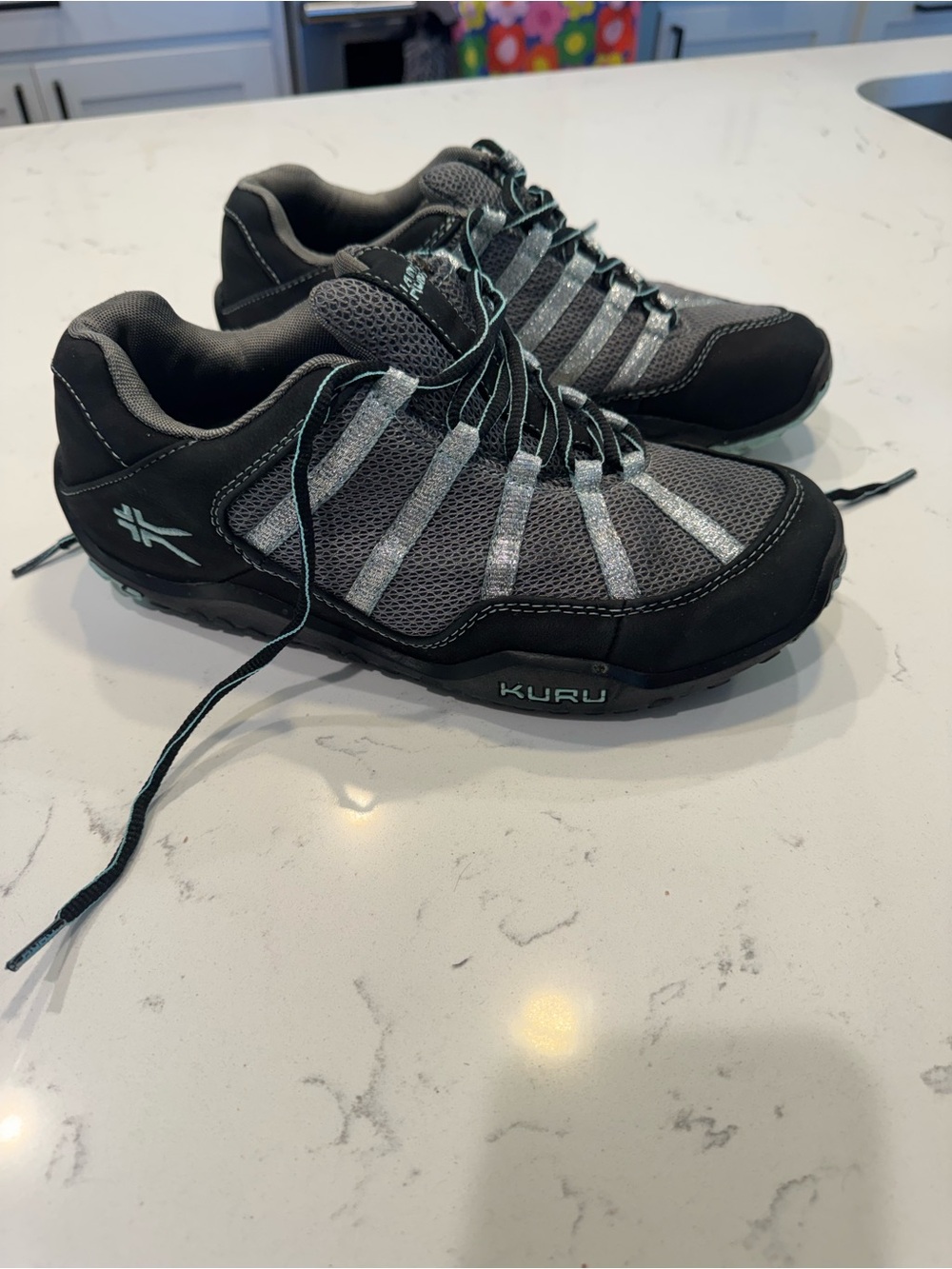 Kuru Chicane Lace Up Low Hiking Shoes Sneakers Outdoors Gardening Women's 9.5